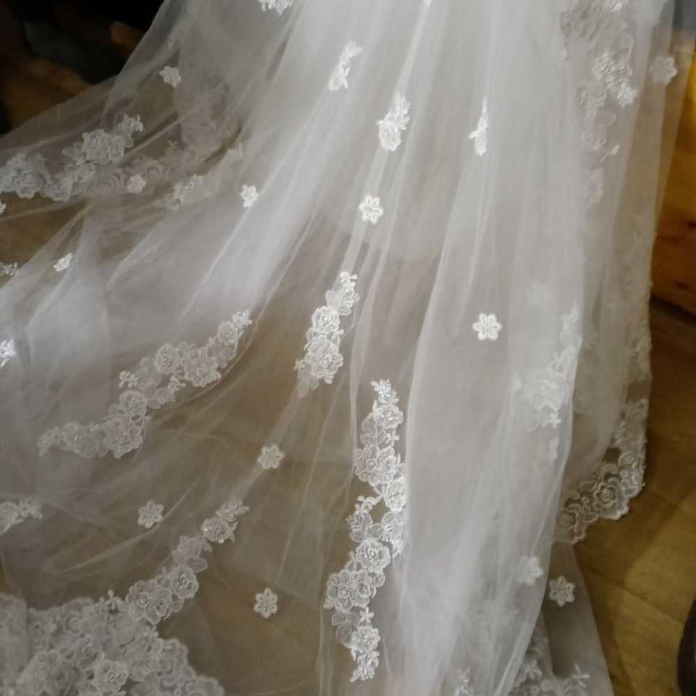 Custom hand beaded wedding dresses - image 6