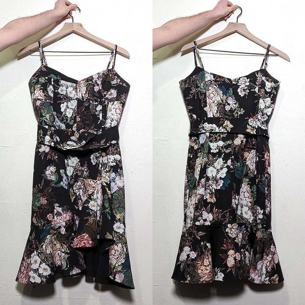 nicholas arielle floral belted mini dress aso mag… - image 2