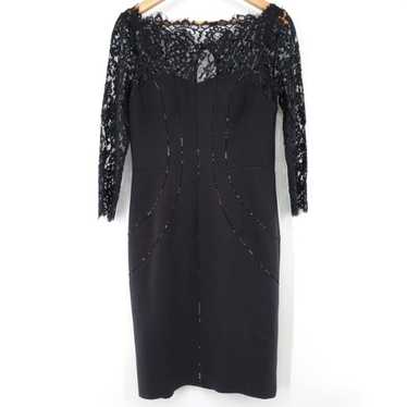 Aidan Mattox Elegant Lace Evening Dress - image 1