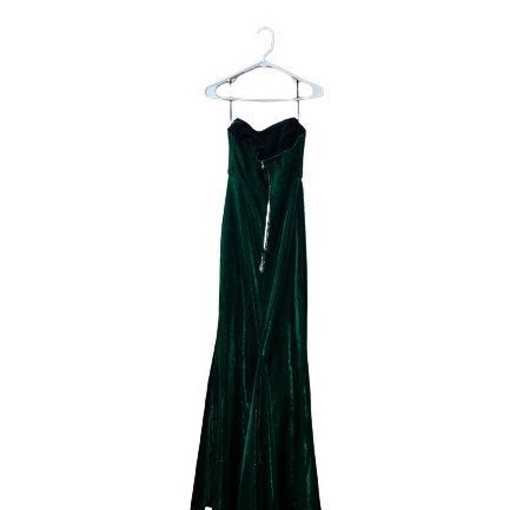 Emerald Green Gown Sz: Large - image 4