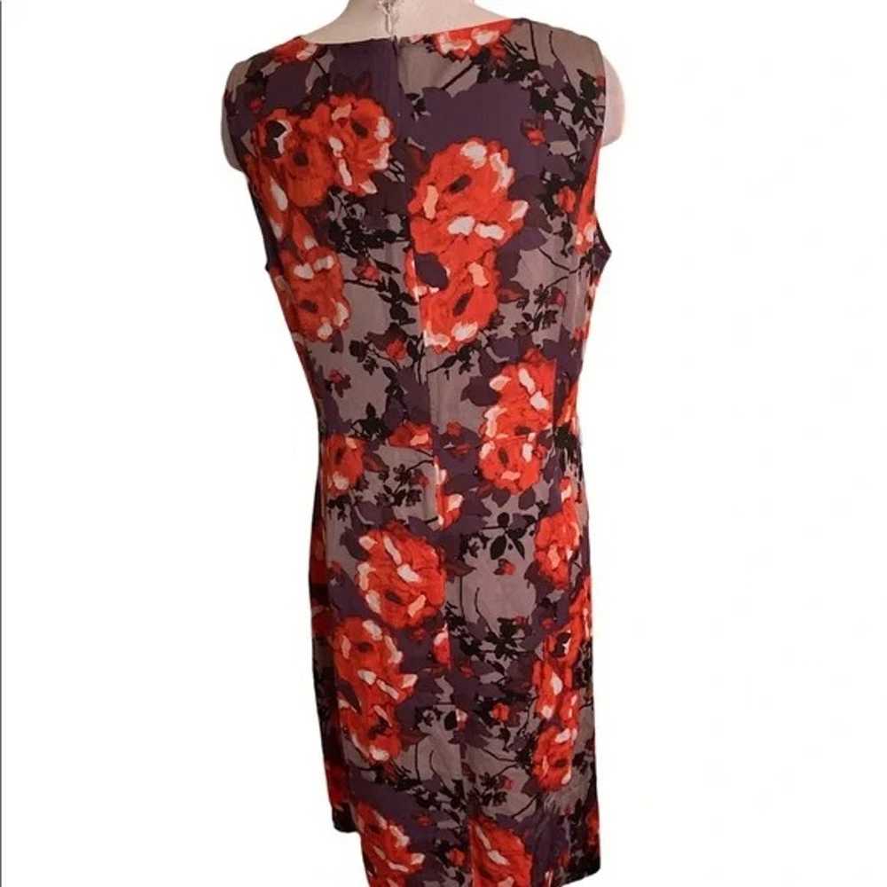 St.John silk floral dress 12 - image 3