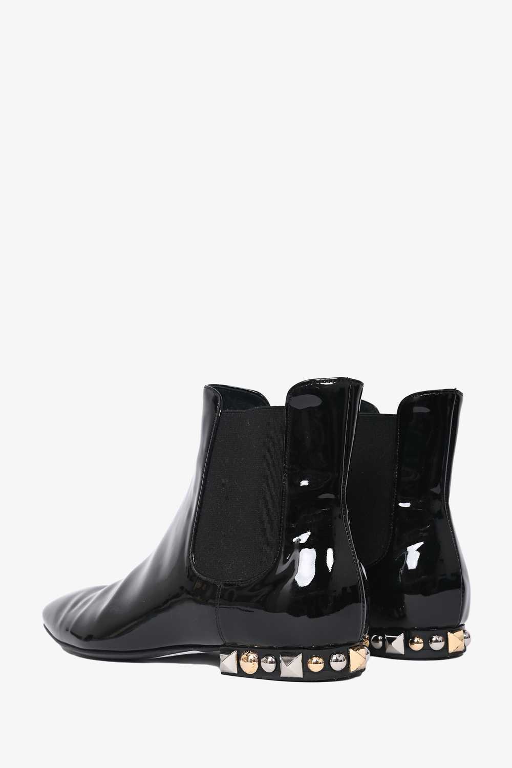 Louis Vuitton Black Patent Chelsea Ankle Boots Si… - image 4