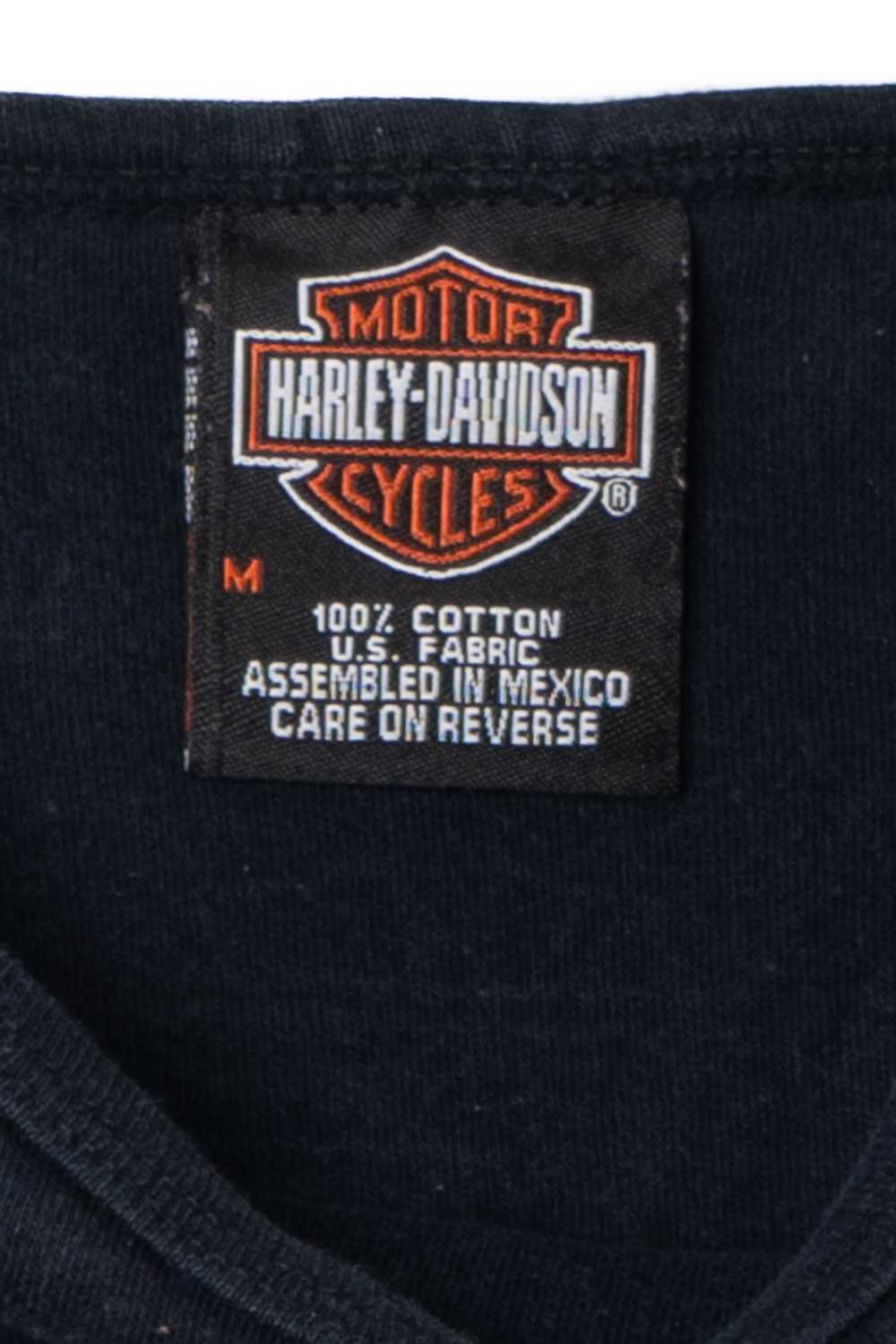 Vintage Y2K Bedazzled Harley Davidson Baby T-Shirt - image 4