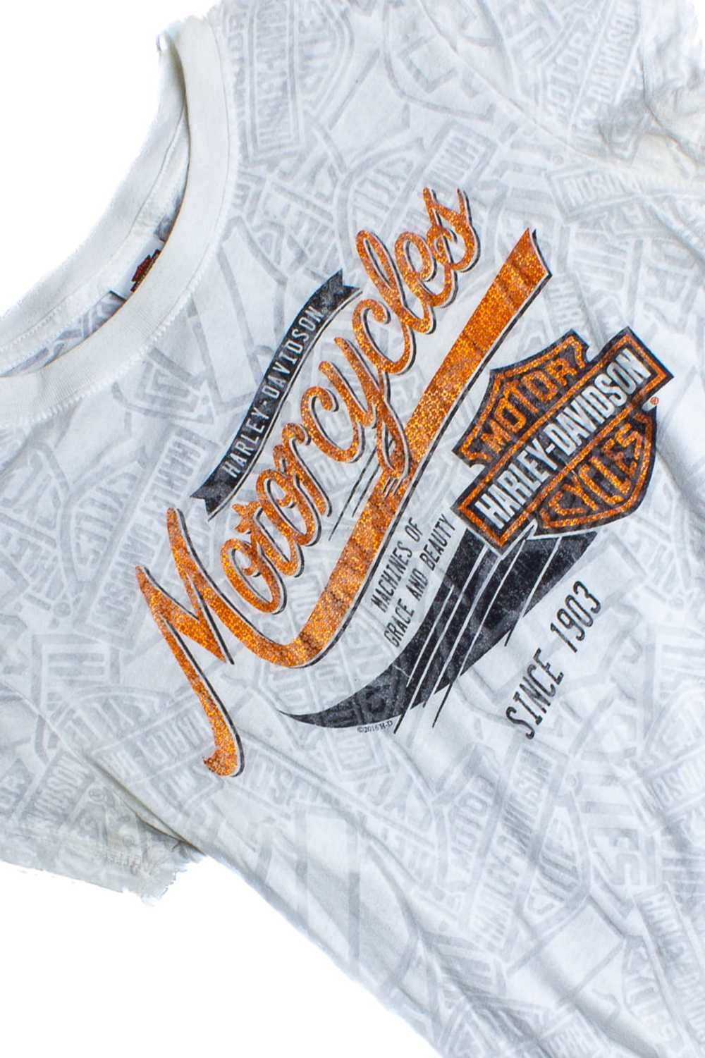 Vintage Harley Davidson Womens T-Shirt (2010s) 720 - image 2