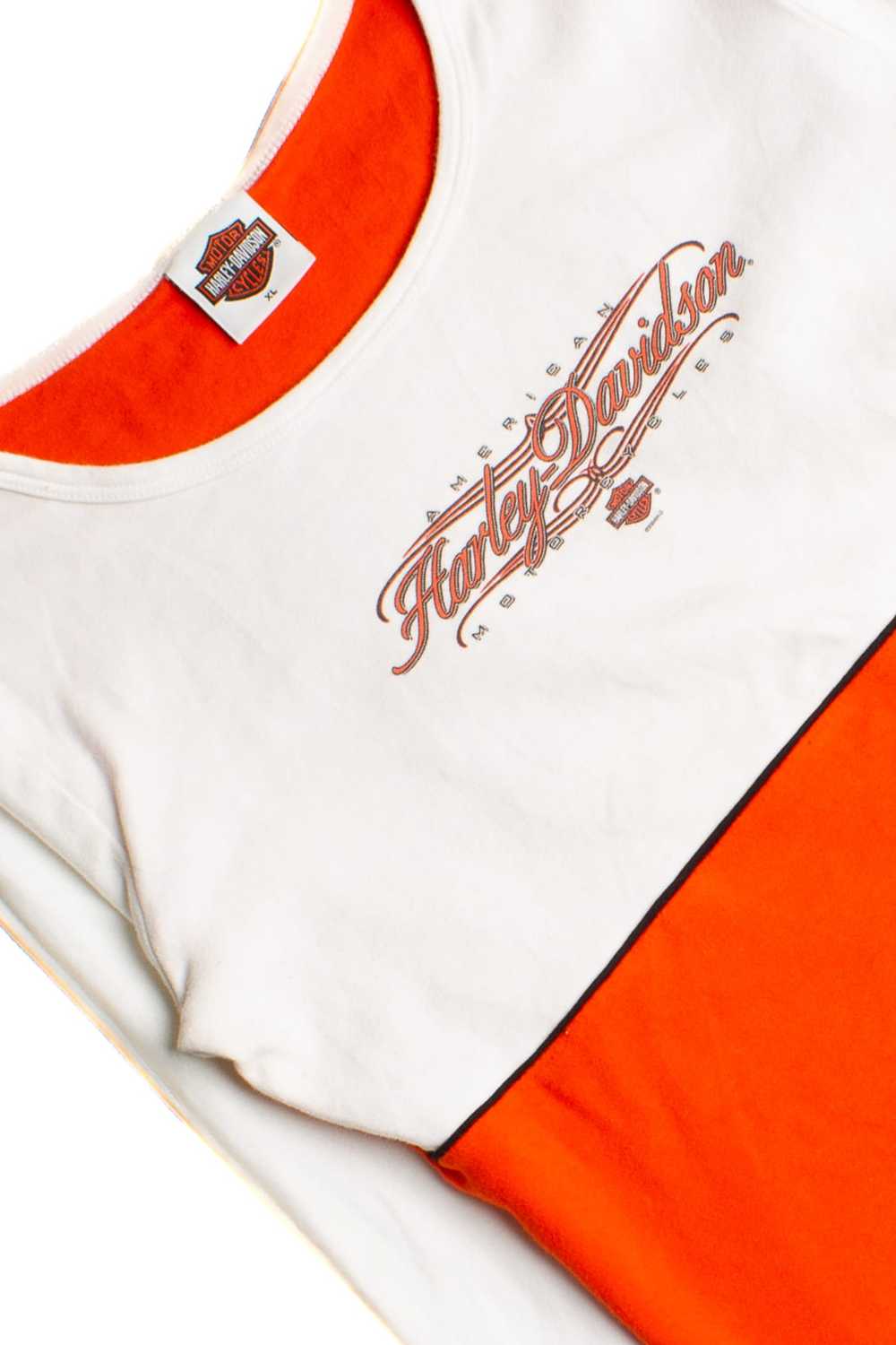 Vintage Womens Harley Davidson Long Sleeve T-Shir… - image 2