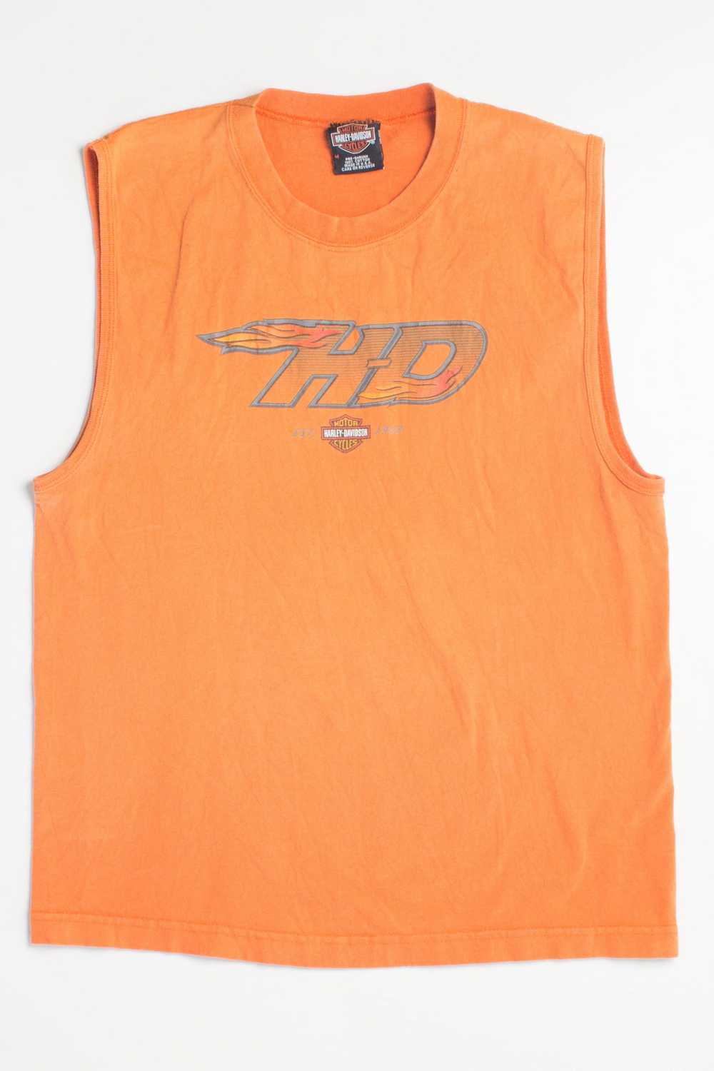 Vintage Ft. Meyers Sleeveless Harley Davidson T-S… - image 4