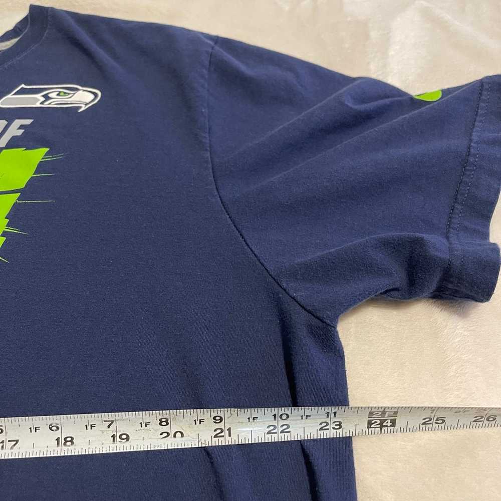 Seattle Seahawks Shirt Men 2XL Blue Nike NFL Foot… - image 6