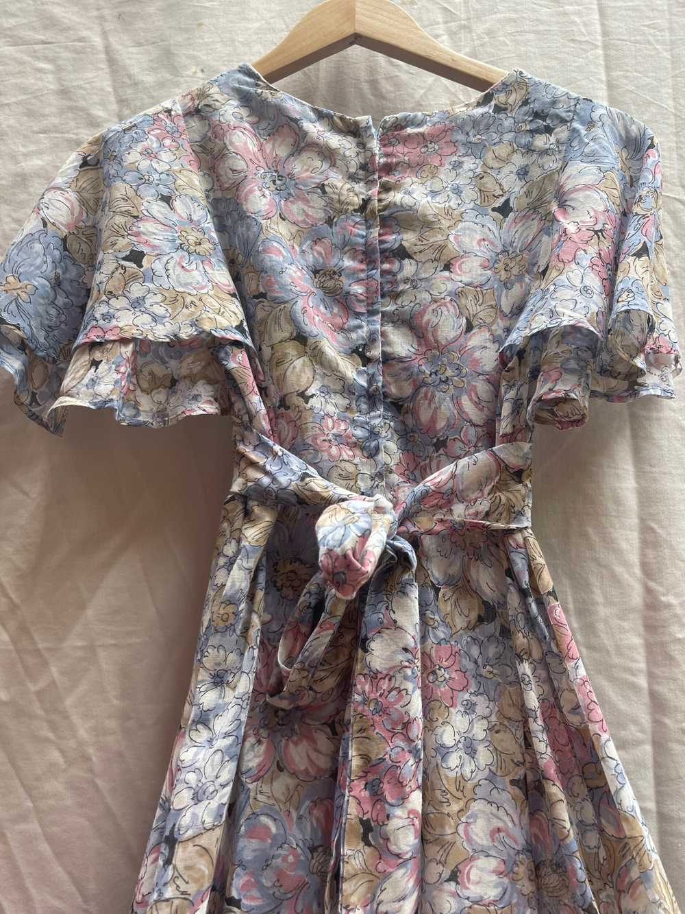 70s floral maxi dress - image 6
