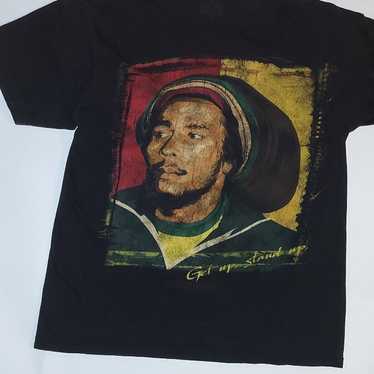 Bob Marley Small Black Rastafari T-Shirt (S Reggae Sk… - Gem