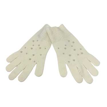 The Cashmere Project Pearl Embellished Gloves - image 1