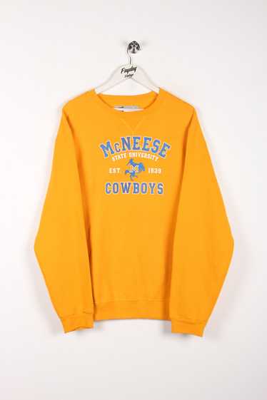 90's McNeese Sweatshirt Orange XL