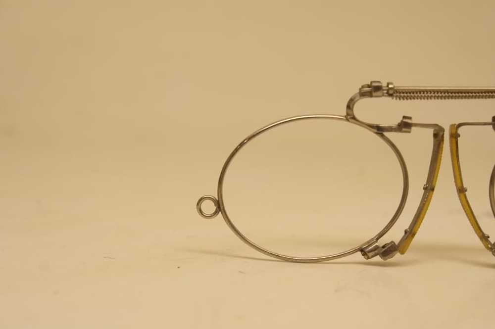 Antique Silver Astig Pince Nez Eyeglasses - image 3