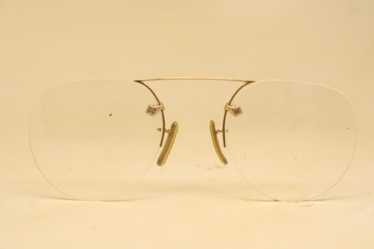 Rare Antique Gold Oxford Pince Nez Eyeglasses - image 1