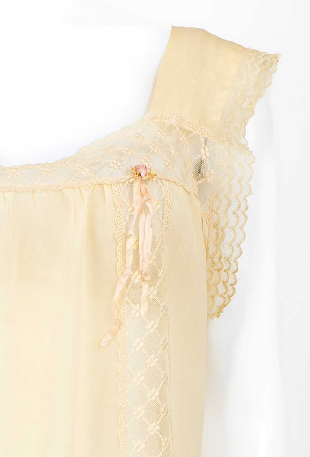 1920s-30s Silk Crepe Camisole - image 3