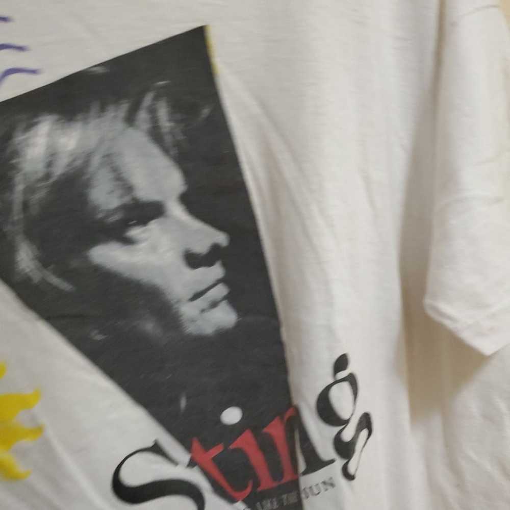 Sting "Nothing Like The Sun" Vintage White T-shir… - image 6