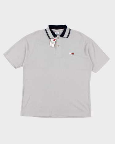 Deadstock Mens Grey Tommy Hilfiger Polo Shirt - L - image 1