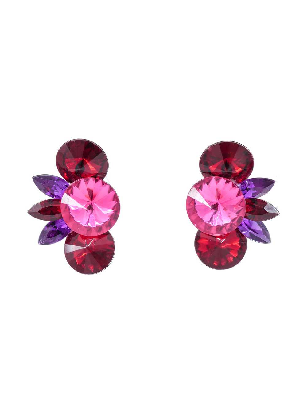 Pink Jeweled Earrings - image 1