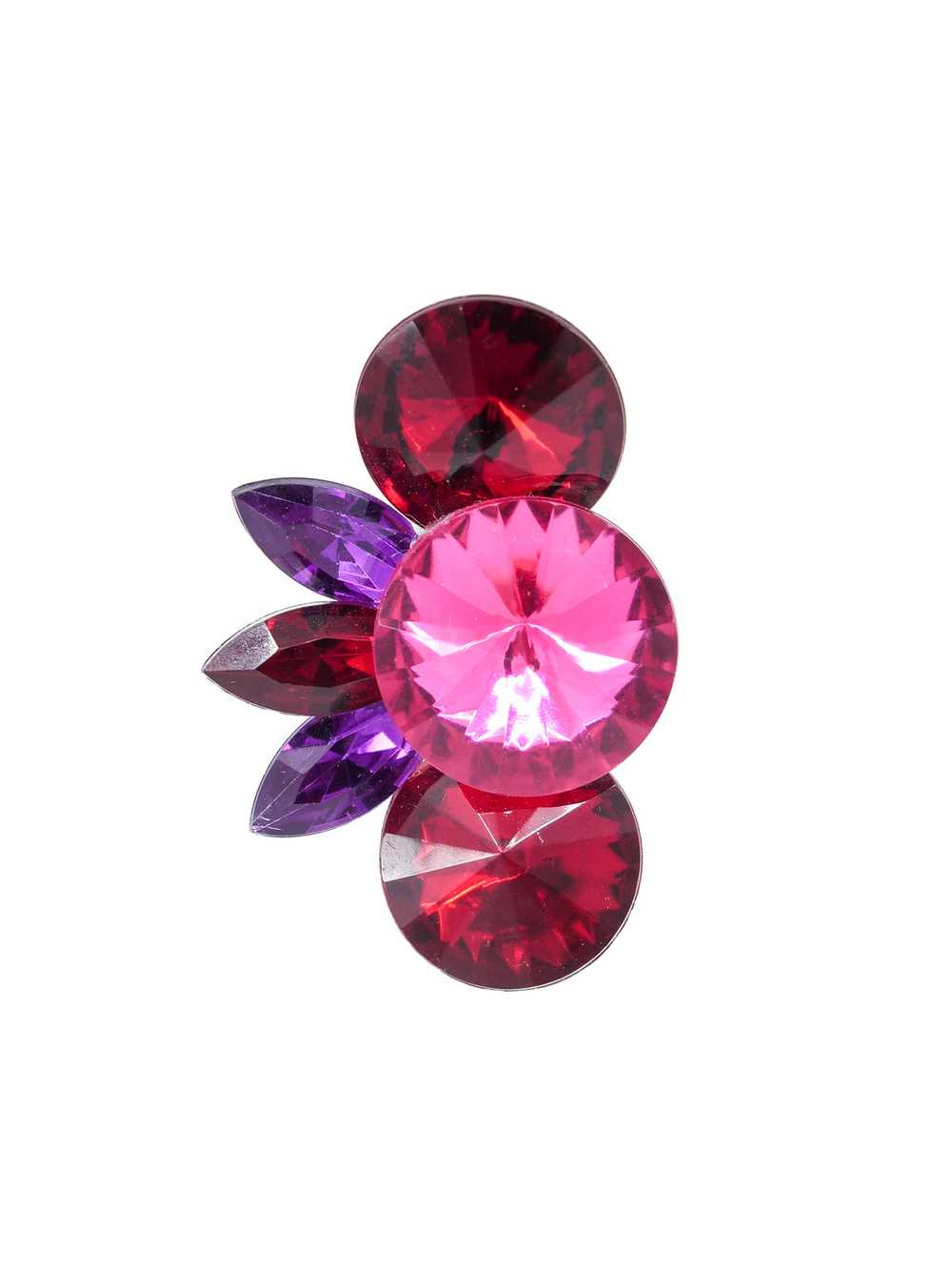 Pink Jeweled Earrings - image 3