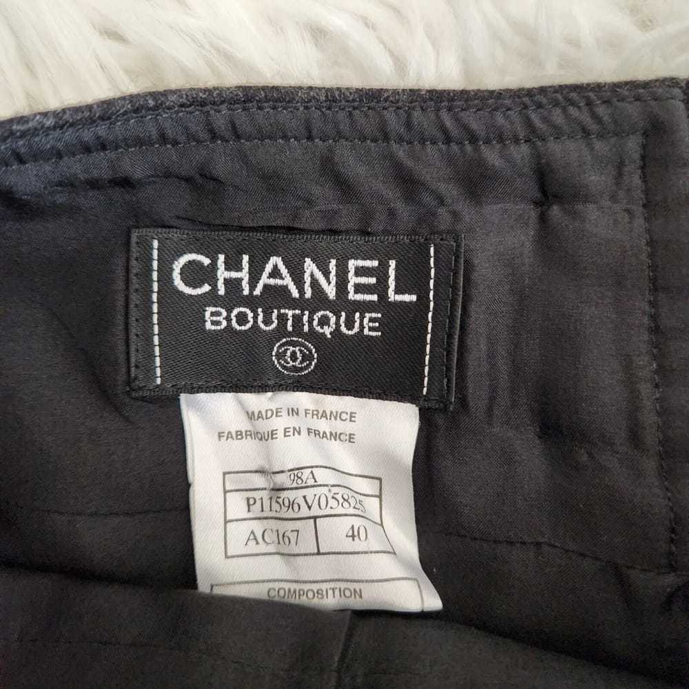 Chanel Wool mini skirt - image 4