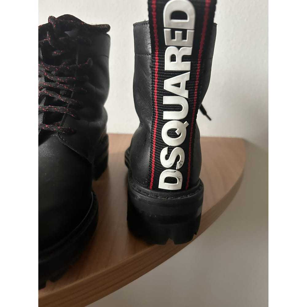 Dsquared2 Leather biker boots - image 4