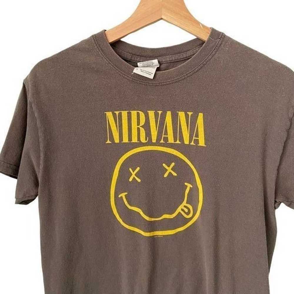 Nirvana Crewneck T-Shirt in Size Small - image 3
