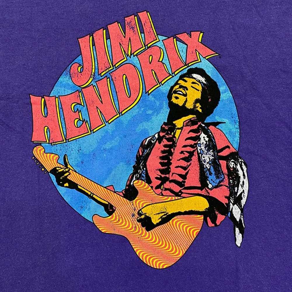 Jimi Hendrix Rock Guitarist T-Shirt Size Medium - image 2