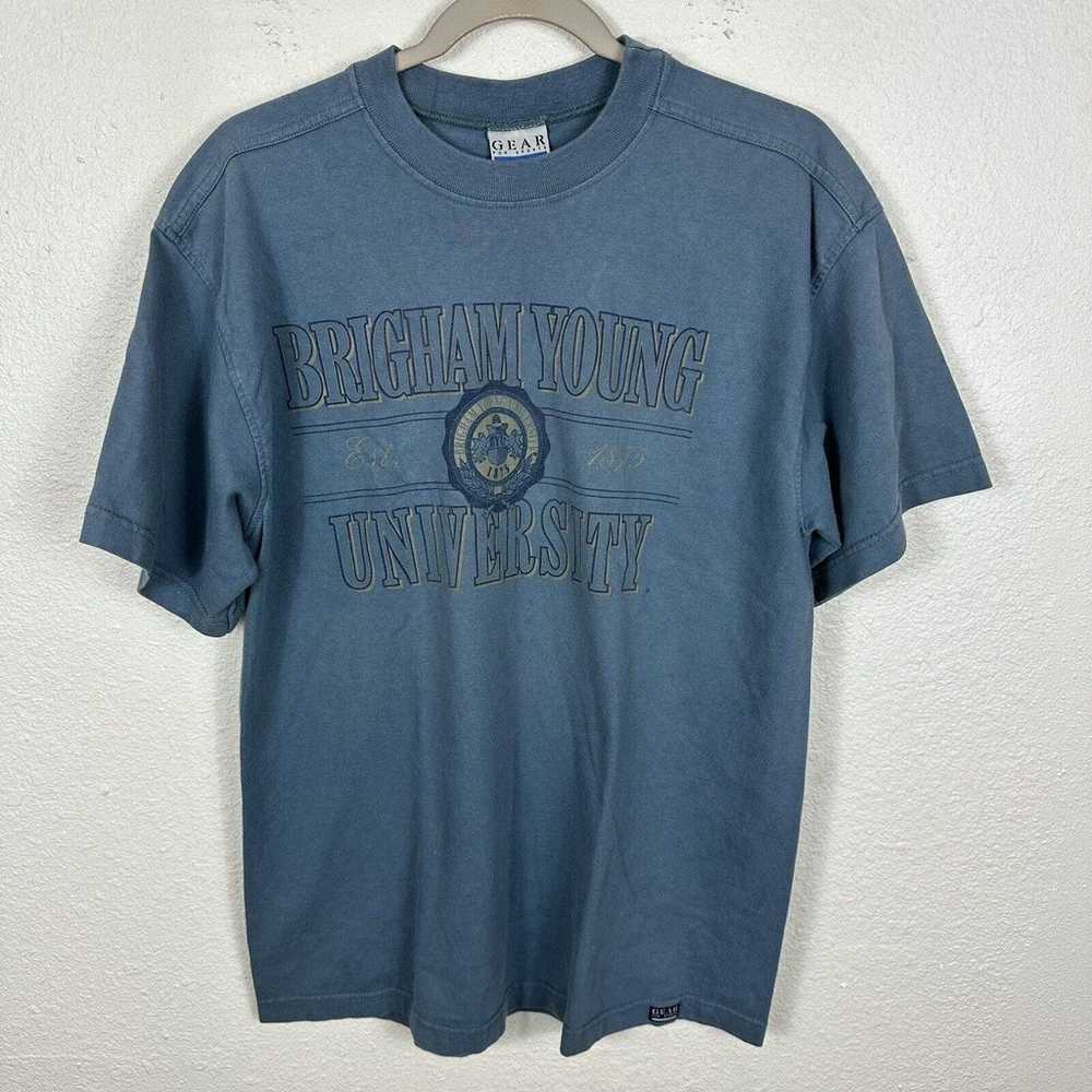 Vintage Brigham Young University BYU Graphic T Sh… - image 1