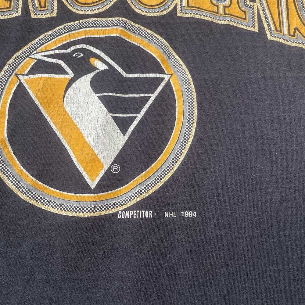 Vintage Pittsburgh Penguins T-Shirt NHL Hockey Lo… - image 3