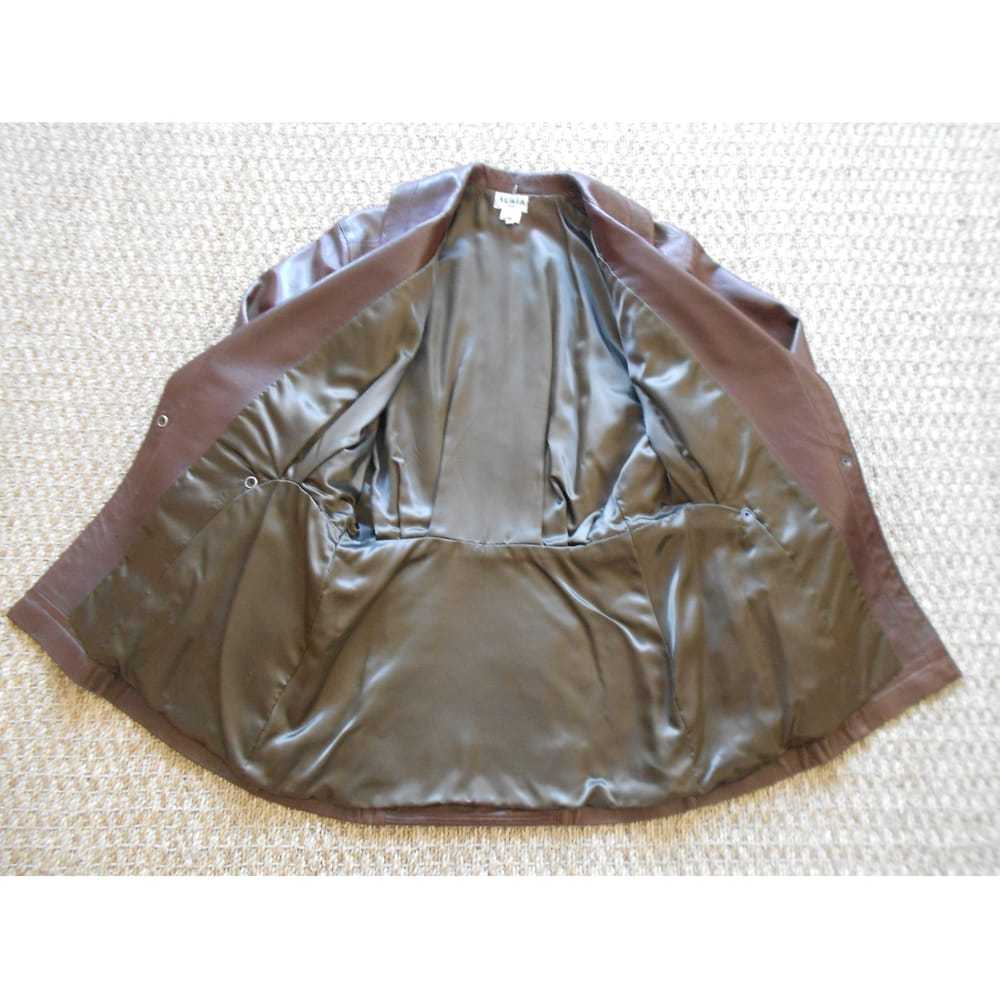 Alaïa Leather peacoat - image 4