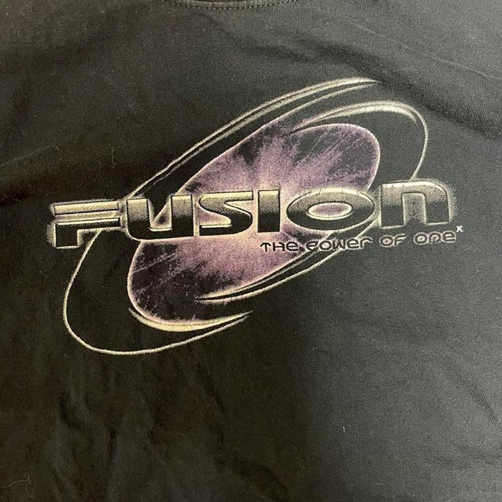 Vintage Y2K Grunge Cyber Fusion Graphic Tee - image 2