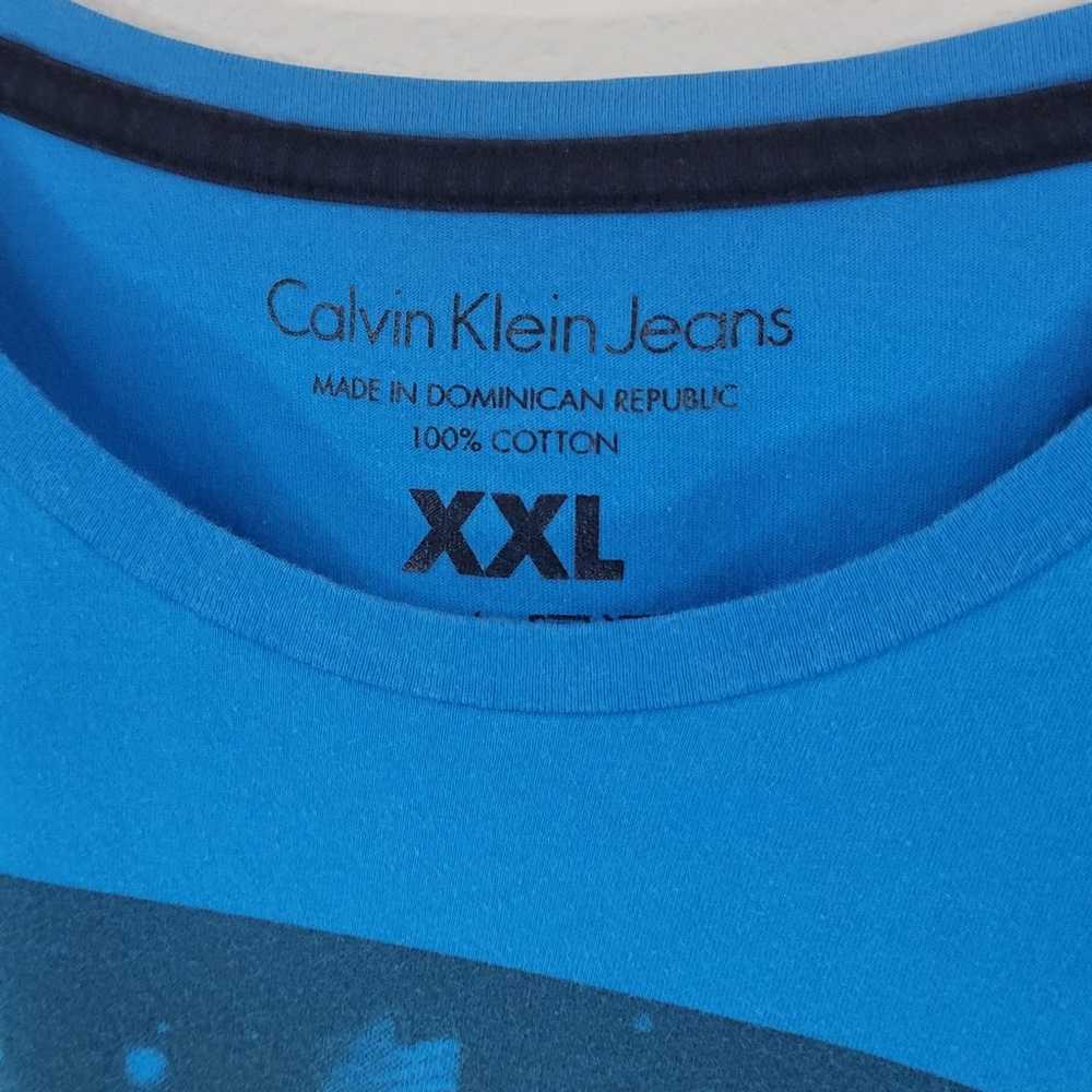 Vintage Calvin Klein Single Stitch Graphic T-Shir… - image 3