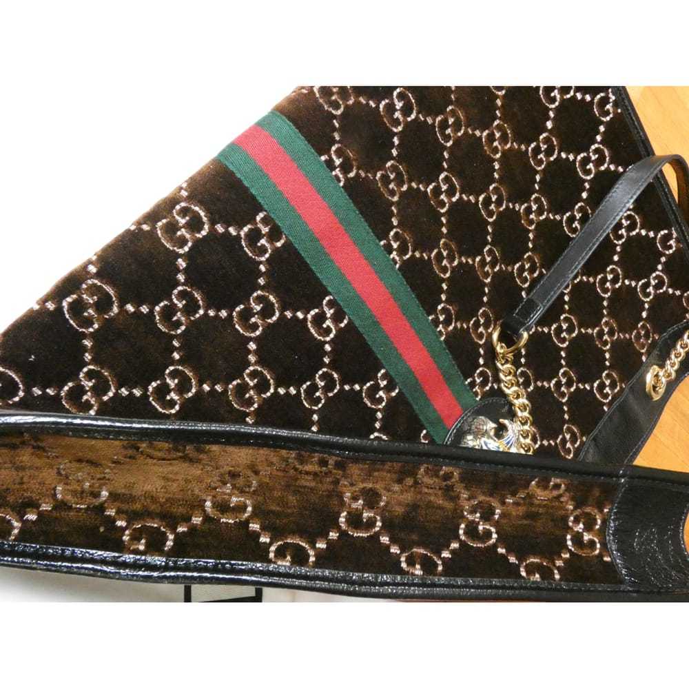 Gucci Rajah velvet tote - image 10