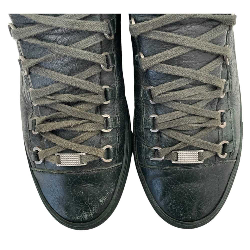 Balenciaga Leather high trainers - image 3