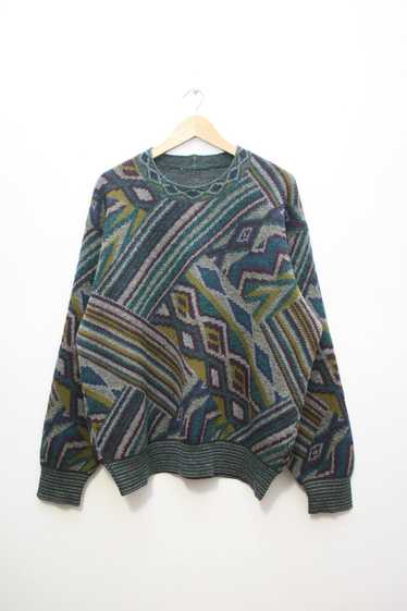 Missoni Missoni Sport Wool Abstract Knitted Sweat… - image 1
