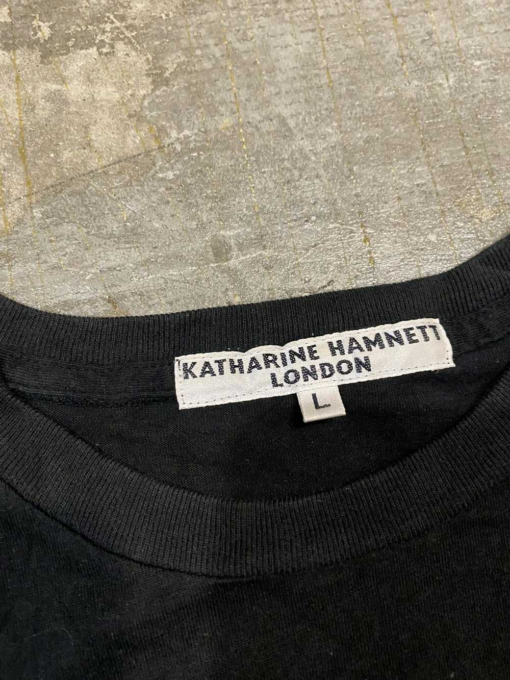 Japanese Brand × Katharine Hamnett London Vtg Log… - image 6