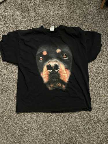 Gildan Vintage Rottweiler Dog T Shirt Mens 2XL Bla