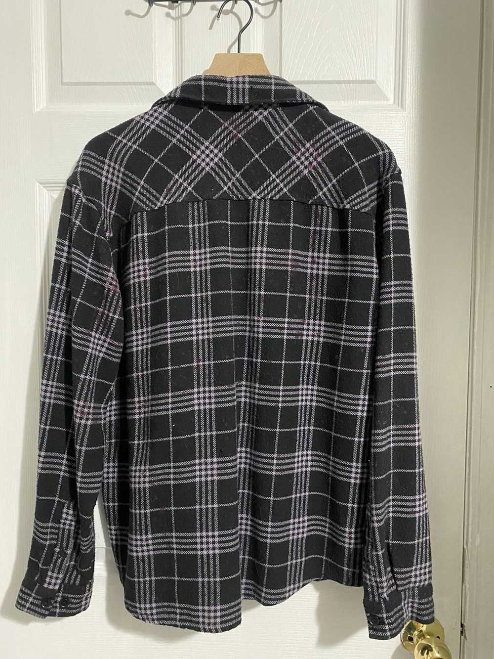 Streetwear Black/Purple Plaid shirt - image 2