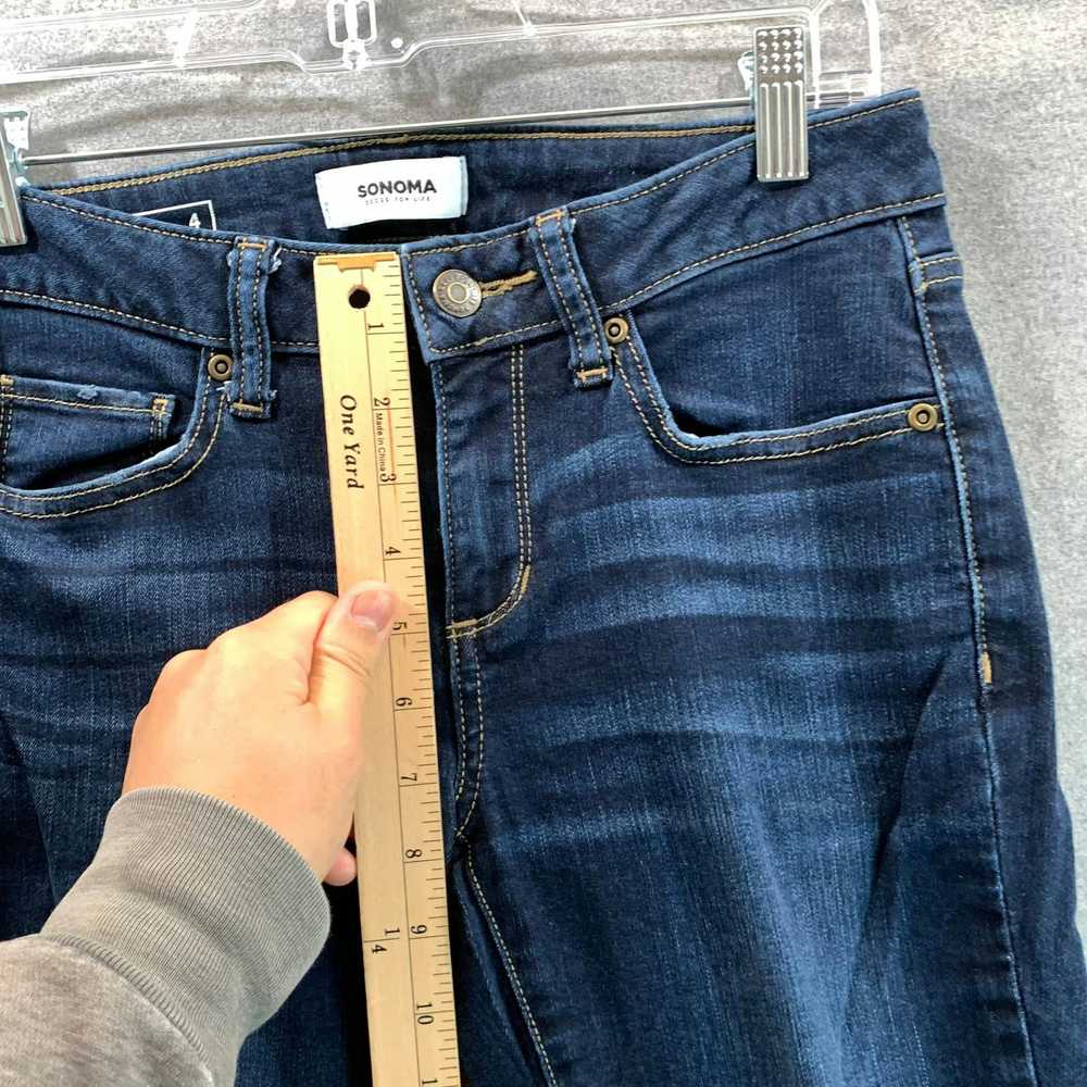 Sonoma Sonoma Skinny Jeans Women's Size 4 Dark Bl… - image 4