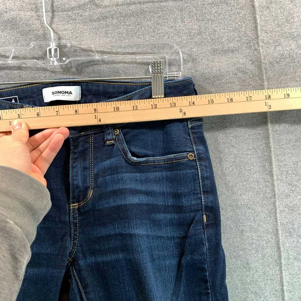 Sonoma Sonoma Skinny Jeans Women's Size 4 Dark Bl… - image 5