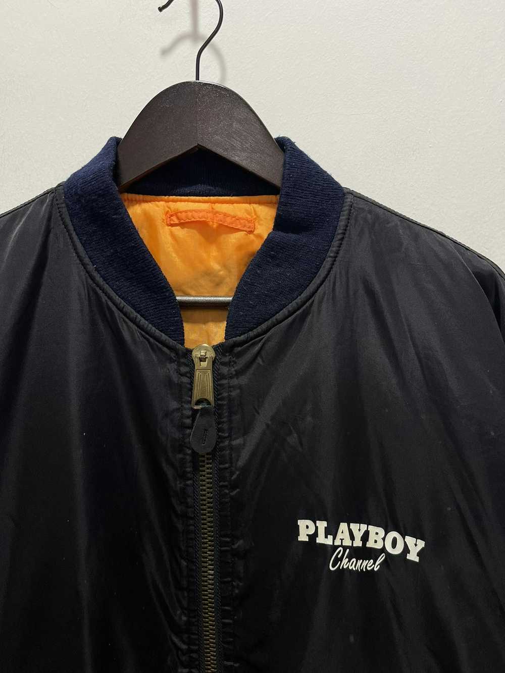 Bomber Jacket × Playboy × Vintage VINTAGE PLAYBOY… - image 2