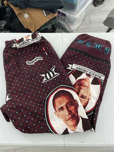 Tokyo Fashion on X: Obama x Supreme pants spotted on the street