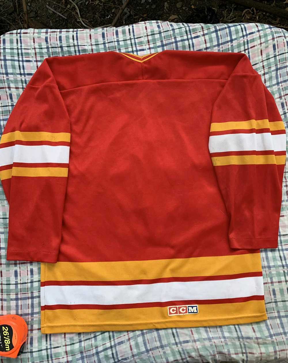 Ccm × NHL × Vintage 90s Vintage CCM Calgary Flame… - image 2