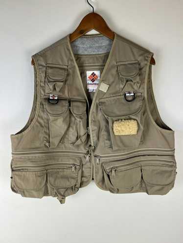 COLUMBIA Vintage Fly Fishing Vest ~ Size L ~ Neoprene / Nylon.