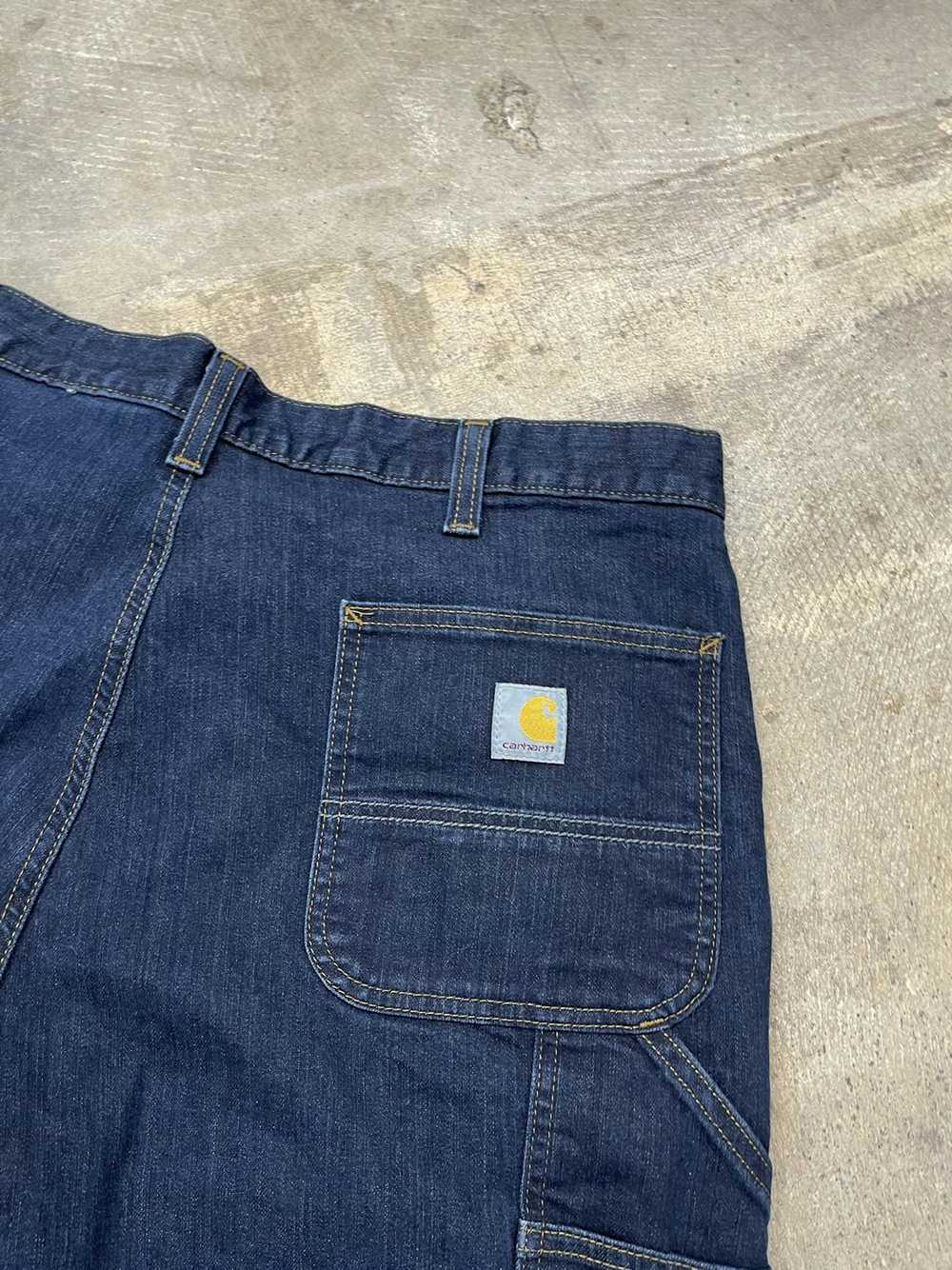 Carhartt × Vintage Y2K Carhartt Dark Wash Denim D… - image 5