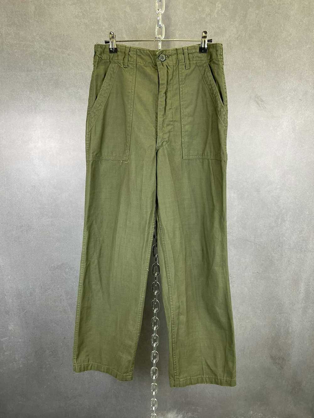 Vintage Vintage Military OG-107 Fatigue Pants Cot… - image 1