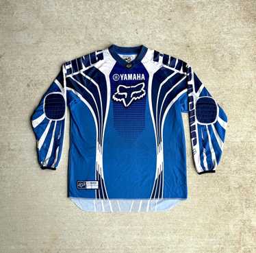 Vintage YAMAHA Racing Team Big Logo Kenny Blue/Black Jacket