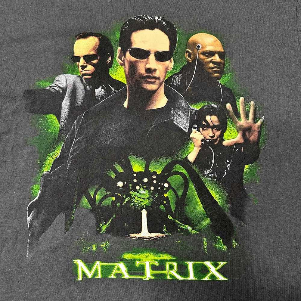 Movie The Matrix Movie Poster Graphic T-Shirt Gre… - image 3