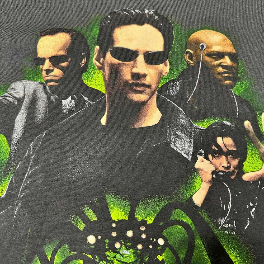Movie The Matrix Movie Poster Graphic T-Shirt Gre… - image 4