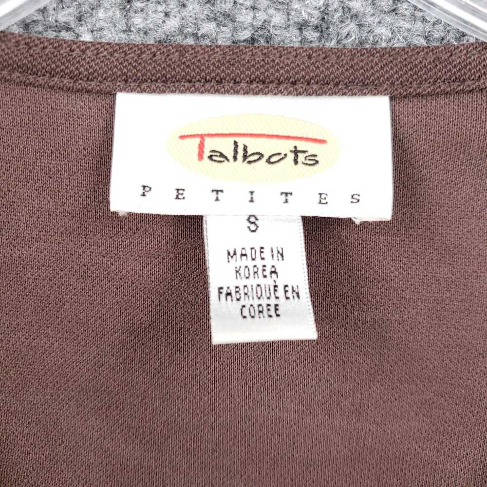 Talbots Talbots Sweater Womens PS Petite Brown Ca… - image 2