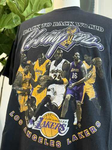 Vintage Y2k Los Angeles Lakers 2010 Back to Back Champions T shirt size deals Xl